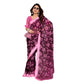 Traditional Women's Georgette Printed Saree With Blouse Piece