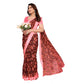 Delicate Women's Georgette Printed Saree With Blouse Piece