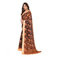 Delicate Women's Georgette Printed Saree With Blouse Piece