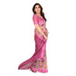 Delicate Women's Georgette Printed Saree With Blouse Piece