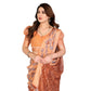 Delicate Women's Georgette Printed Saree With Blouse Piece