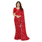 Delicate Women's Georgette Printed Saree With Blouse Piece