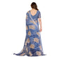 Delicate Women's Georgette Printed Saree With Blouse Piece