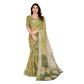Delicate Women's Georgette Printed Saree With Blouse Piece