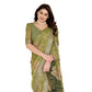 Delicate Women's Georgette Printed Saree With Blouse Piece