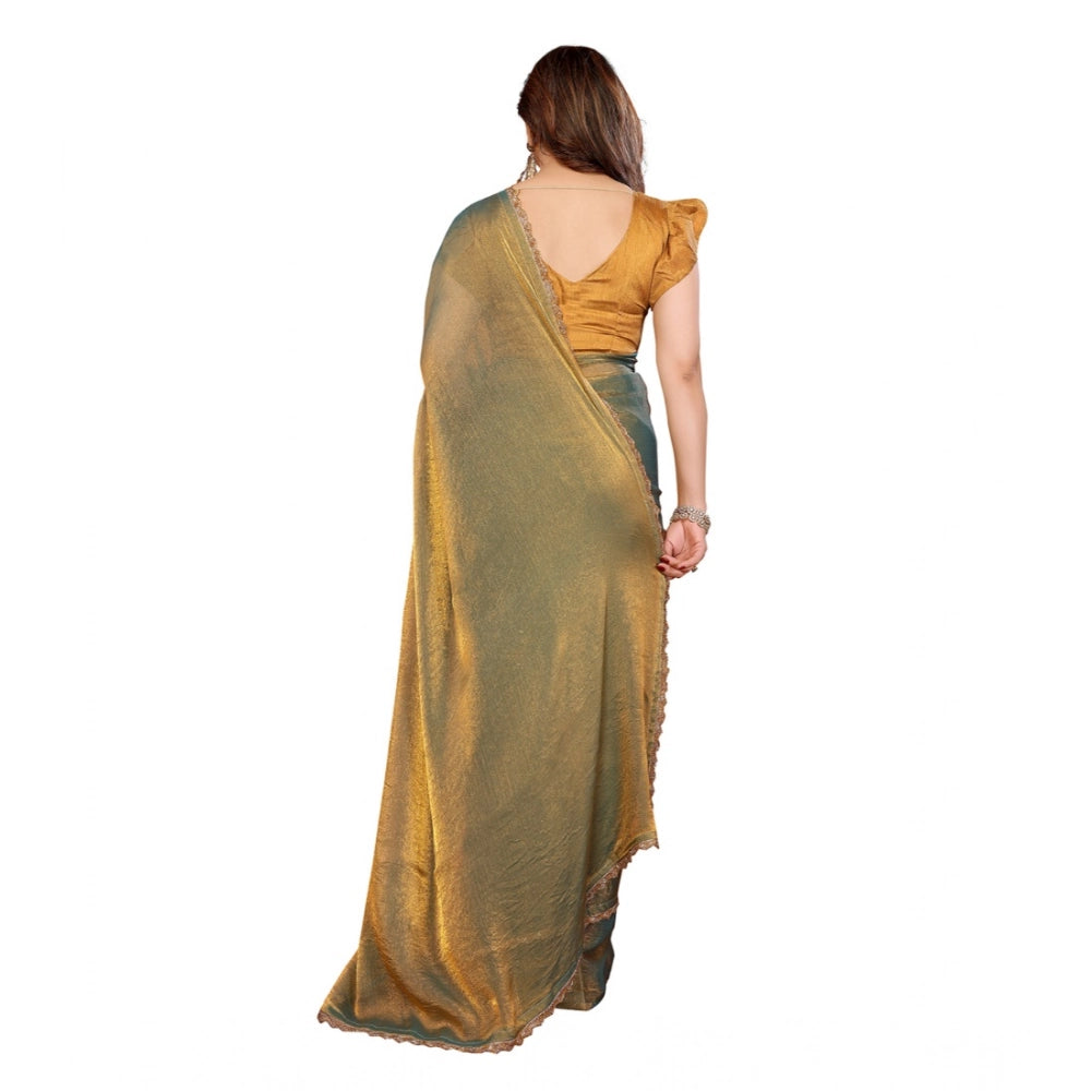 Precious Women's Georgette Printed Saree With Blouse Piece