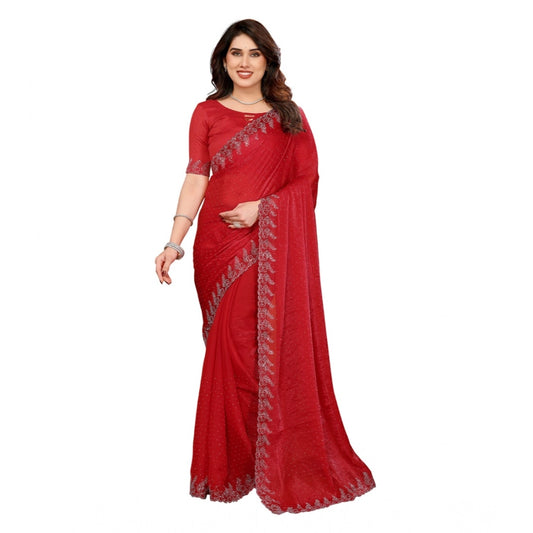 Precious Women's Georgette Printed Saree With Blouse Piece