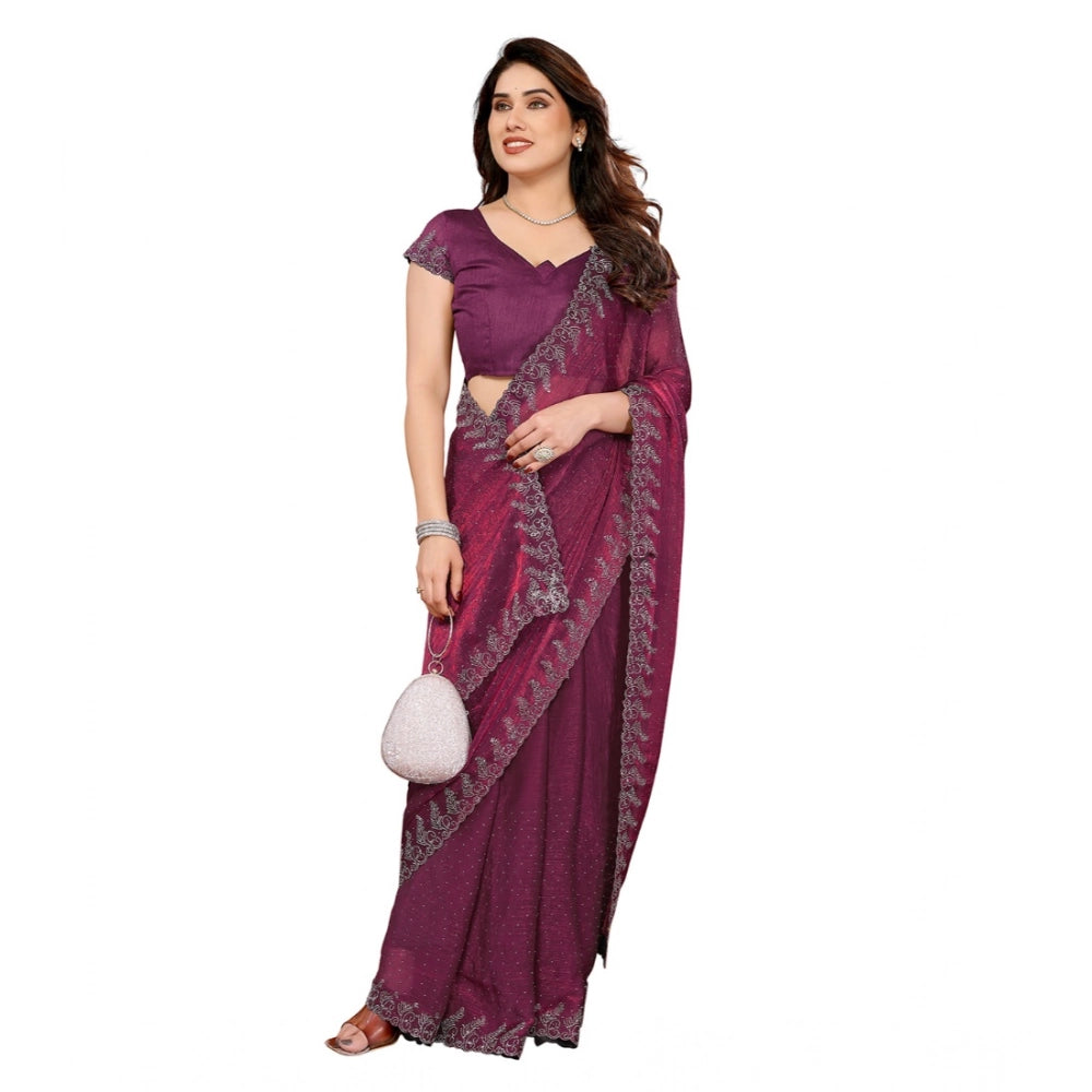 Precious Women's Georgette Printed Saree With Blouse Piece