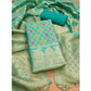 Trendy Women's Banarasi Silk Printed Unstitched Salwar Suit Dress Material With Dupatta