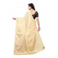 Elite Women's Satin Printed Saree With Blouse Piece