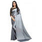 Royal Women's Satin Solid Saree With Blouse Piece