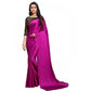 Royal Women's Satin Solid Saree With Blouse Piece