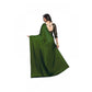 Royal Women's Satin Solid Saree With Blouse Piece