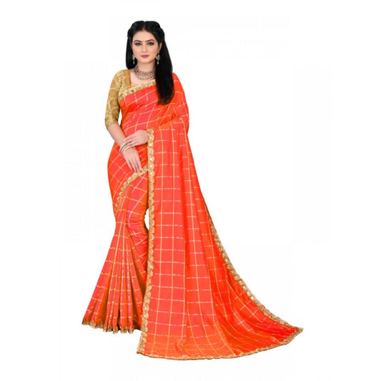 Wonderful Women's Sana Silk Bandhani Saree With Blouse Piece
