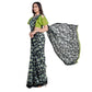 Classy Women's Georgette Printed Saree With Blouse Piece
