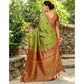 Fashionable Women's Silk Blend Woven Paithani Saree With Blouse Piece