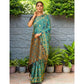 Fashionable Women's Silk Blend Woven Paithani Saree With Blouse Piece