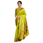 Attractive Women's Silk Blend Paithani Saree With Blouse Piece