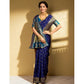 Adorable Women's Silk Blend Zari Woven Saree With Blouse Piece