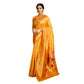 Beautiful Women's Silk Blend Zari Weaving Saree With Blouse Piece
