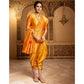 Beautiful Women's Silk Blend Zari Weaving Saree With Blouse Piece