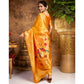 Beautiful Women's Silk Blend Zari Weaving Saree With Blouse Piece