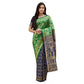 Beautiful Women's Silk Blend Zari Weaving Saree With Blouse Piece