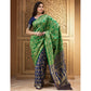 Beautiful Women's Silk Blend Zari Weaving Saree With Blouse Piece