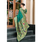 Designer Women's Silk Blend Paithani Weaving Saree With Blouse Piece