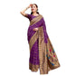 Designer Women's Silk Blend Paithani Weaving Saree With Blouse Piece