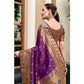 Designer Women's Silk Blend Paithani Weaving Saree With Blouse Piece