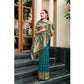 Designer Women's Silk Blend Paithani Weaving Saree With Blouse Piece