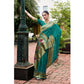 Stylish Women's Silk Blend Zari Woven Saree With Blouse Piece