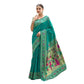 Designer Women's Silk Blend Paithani Weaving Saree With Blouse Piece