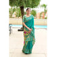 Designer Women's Silk Blend Paithani Weaving Saree With Blouse Piece