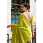Designer Women's Silk Blend Paithani Weaving Saree With Blouse Piece