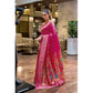 Designer Women's Silk Blend Paithani Weaving Saree With Blouse Piece
