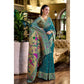 Designer Women's Silk Blend Paithani Weaving Saree With Blouse Piece