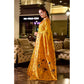 Adorable Women's Silk Blend Zari Woven Saree With Blouse Piece