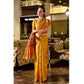 Adorable Women's Silk Blend Zari Woven Saree With Blouse Piece