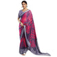 Sensational Women's Georgette Weaving Saree With Blouse Piece