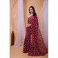 Lovely Women's Georgette Printed Saree With Blouse Piece