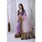 Ravishing Women's Organza jacquard Embellished Saree With Blouse Piece