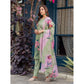 Voguish Women's Cotton Blend Printed Kurti With Pant Dupatta Set