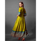 Gorgeous Women's Cotton Blend Printed Anarkali Gown
