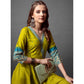 Gorgeous Women's Cotton Blend Printed Anarkali Gown