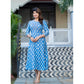 Gorgeous Women's Rayon Print With Embroidery Work A Line Kurti
