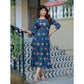 Gorgeous Women's Rayon Print With Embroidery Work A Line Kurti