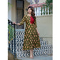 Gorgeous Women's Rayon Print With Embroidery Work A Line Kurti