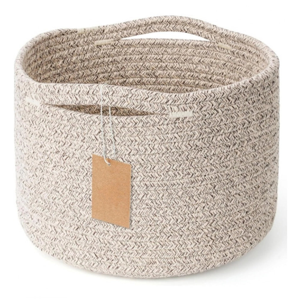 Facinating Cotton Kidi 9x7 Inch Pack of 3 Storage Basket For Clothes